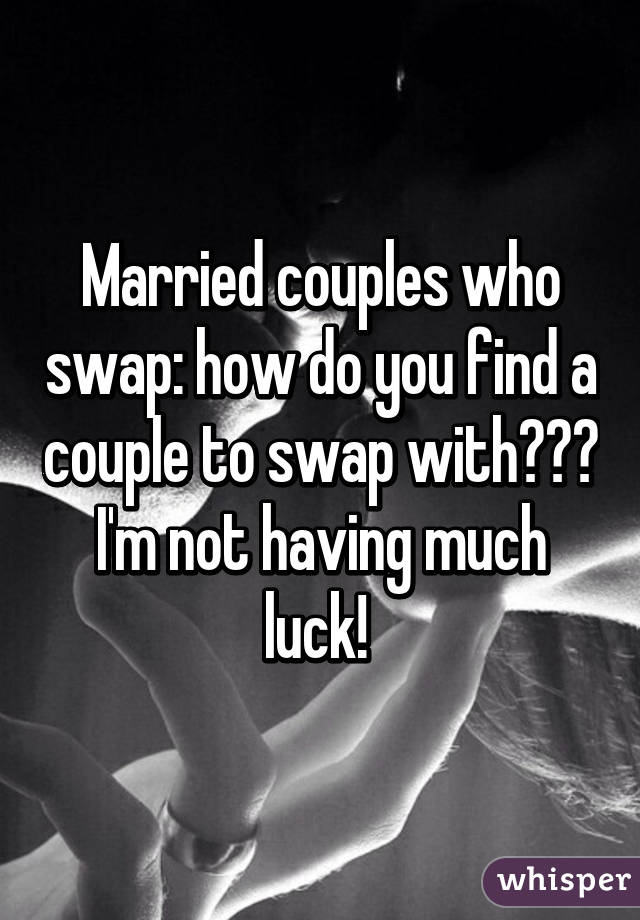 Swap Married Couples